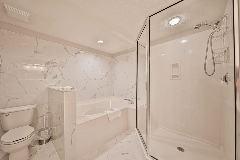 Master bathroom.