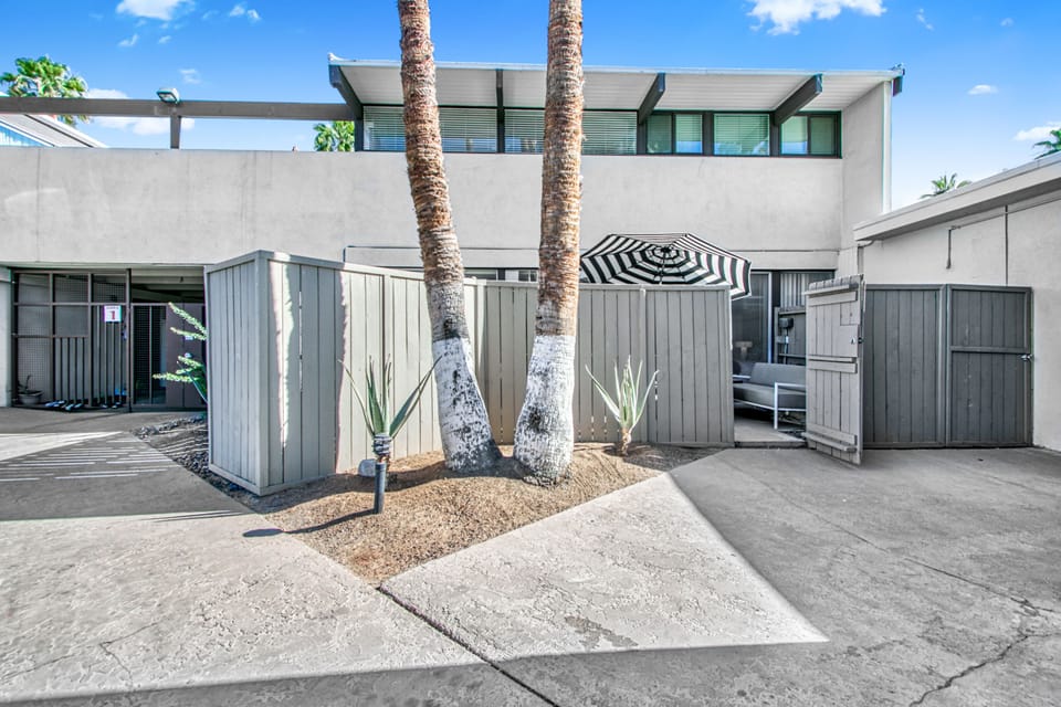 Front of Unit - Private patio entry