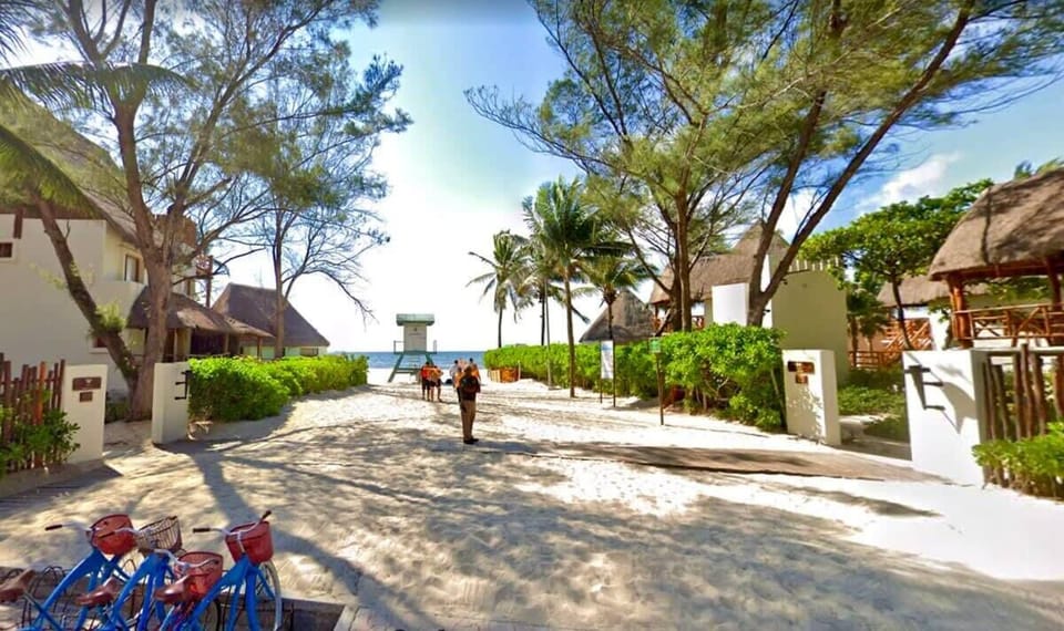 This beach is steps from your condo!
