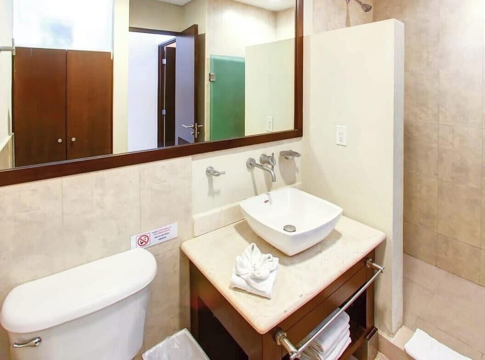 The other full bathroom is spacious too!