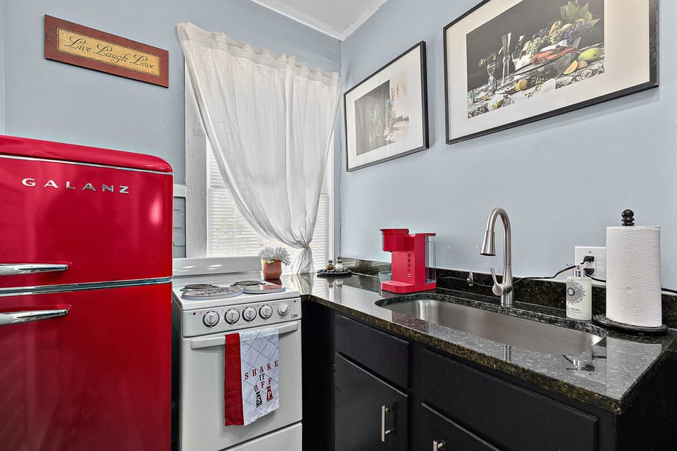 Soap and a beginning stock of paper towels are provided for every stay so you don't have to stress about packing extra
