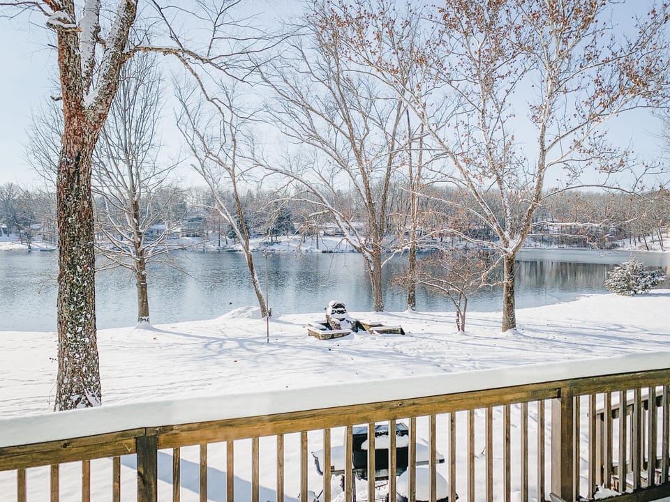 Winter view from deck!