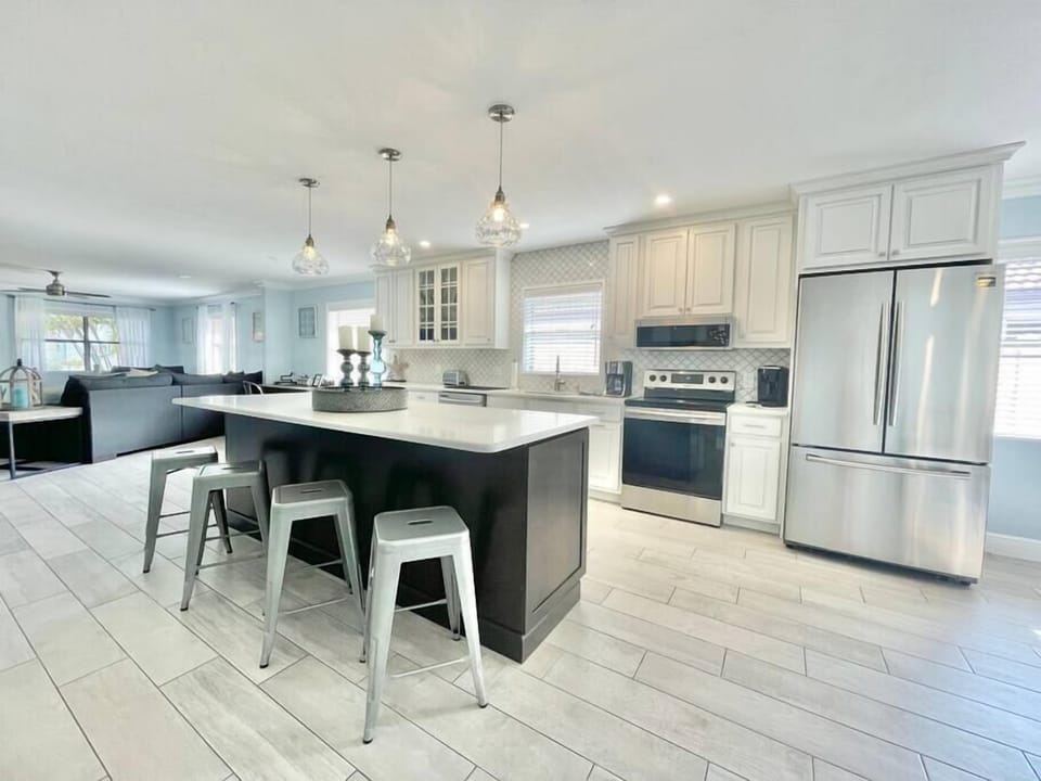 Large open kitchen