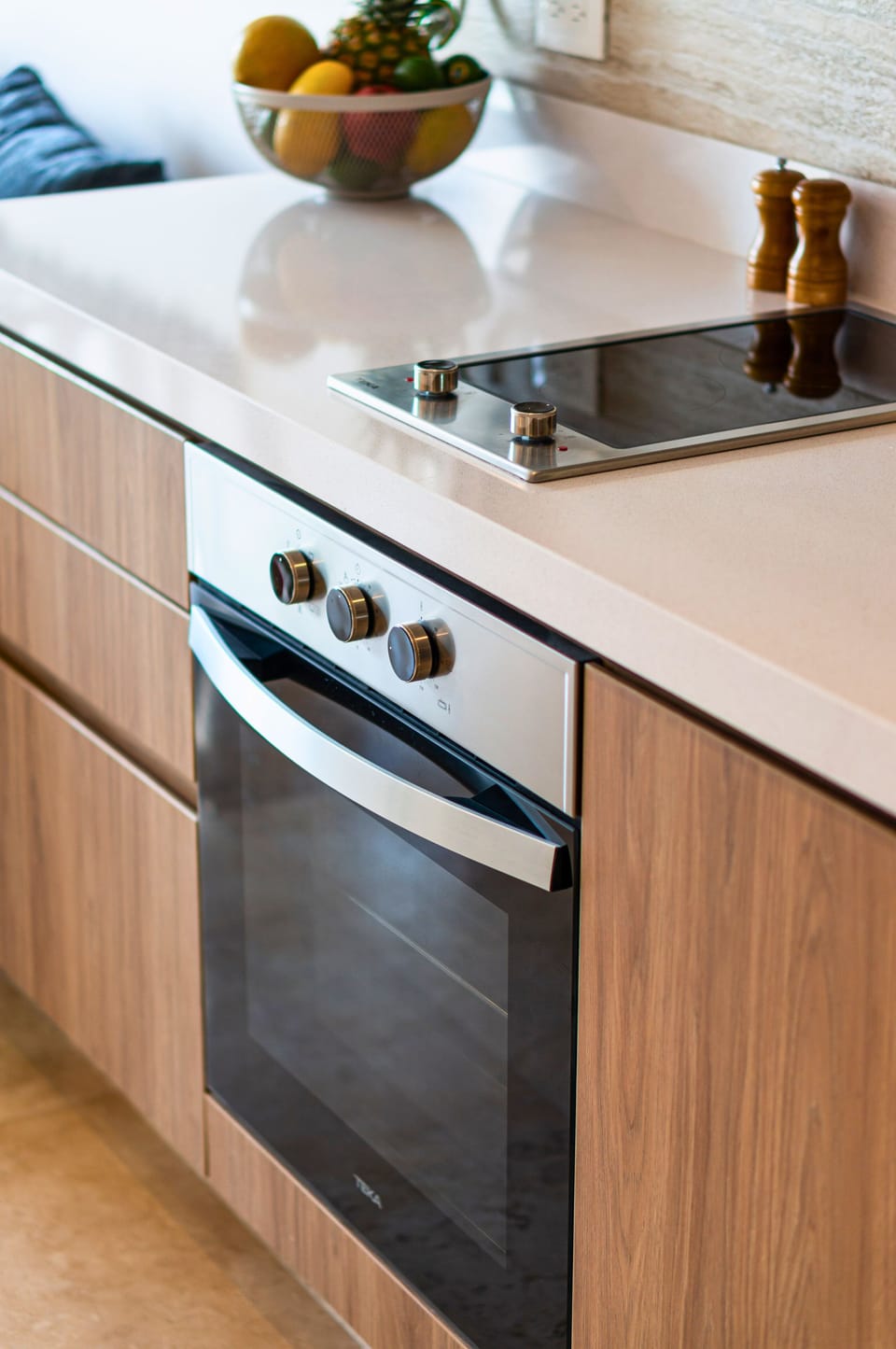 Cook a savory meal in our full kitchen with granite countertops, and let the fresh air from the open balcony doors add to the experience