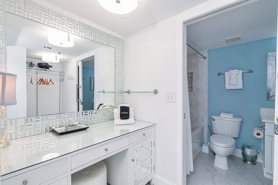 Vanity and Master Bathroom