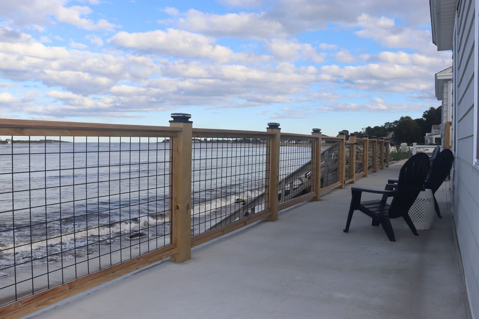New Fencing on the patio!