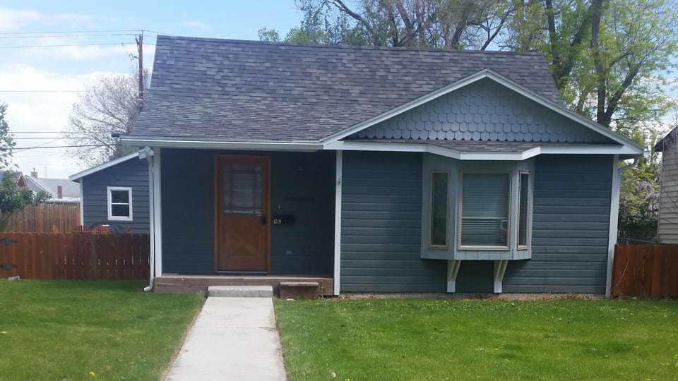 Happy Trails is located in one of Cody's favorite downtown neighborhoods with mature tress and easy walking distance to downtown