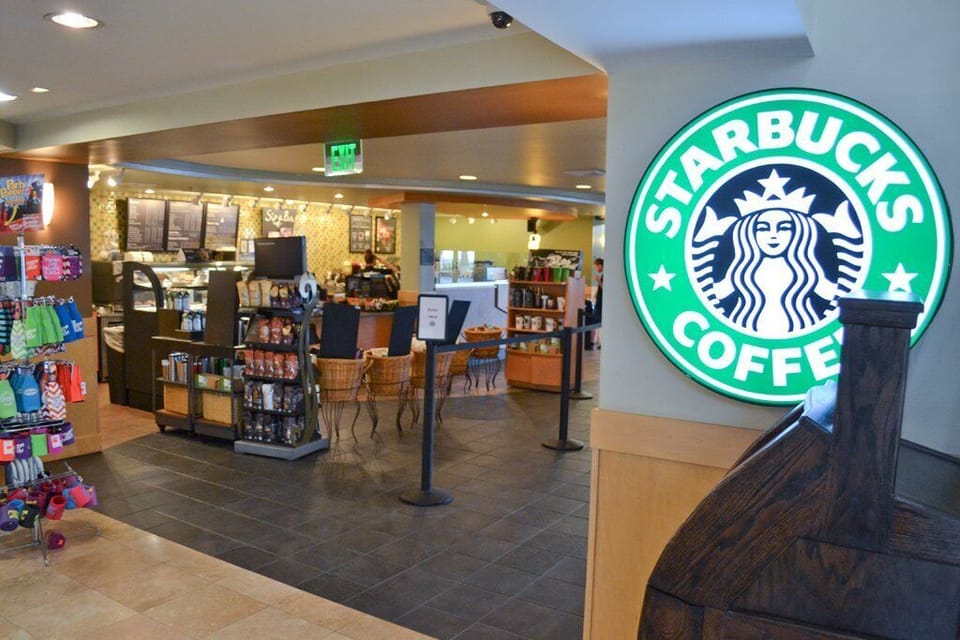 Starbucks on property.