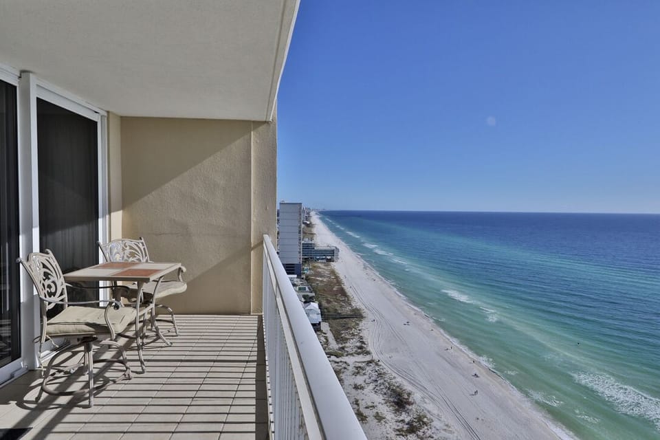 Private balcony.