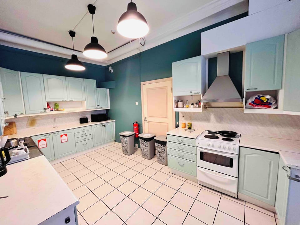 Shared fridge, microwave