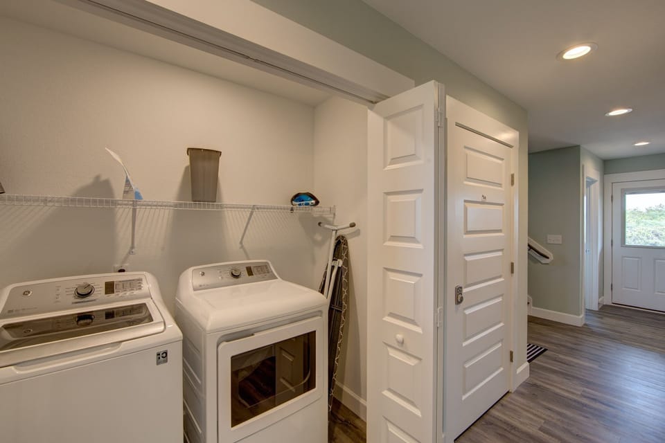 Full-size washer and dryer