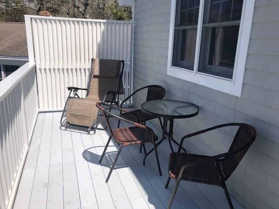 Deck and sitting area