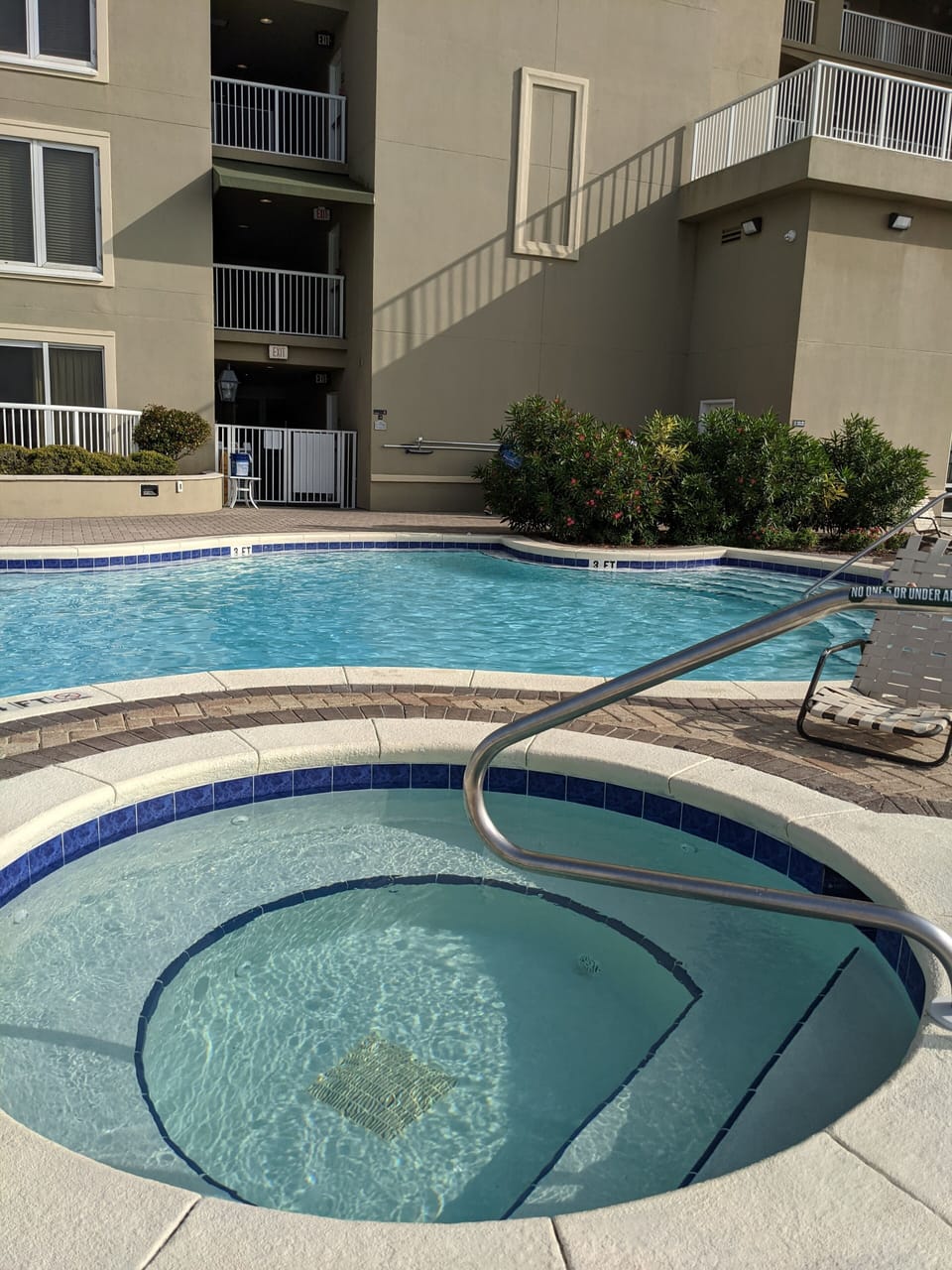 Tower 2 hot tub