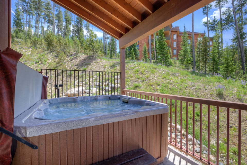 Soak in the hot tub | Exterior