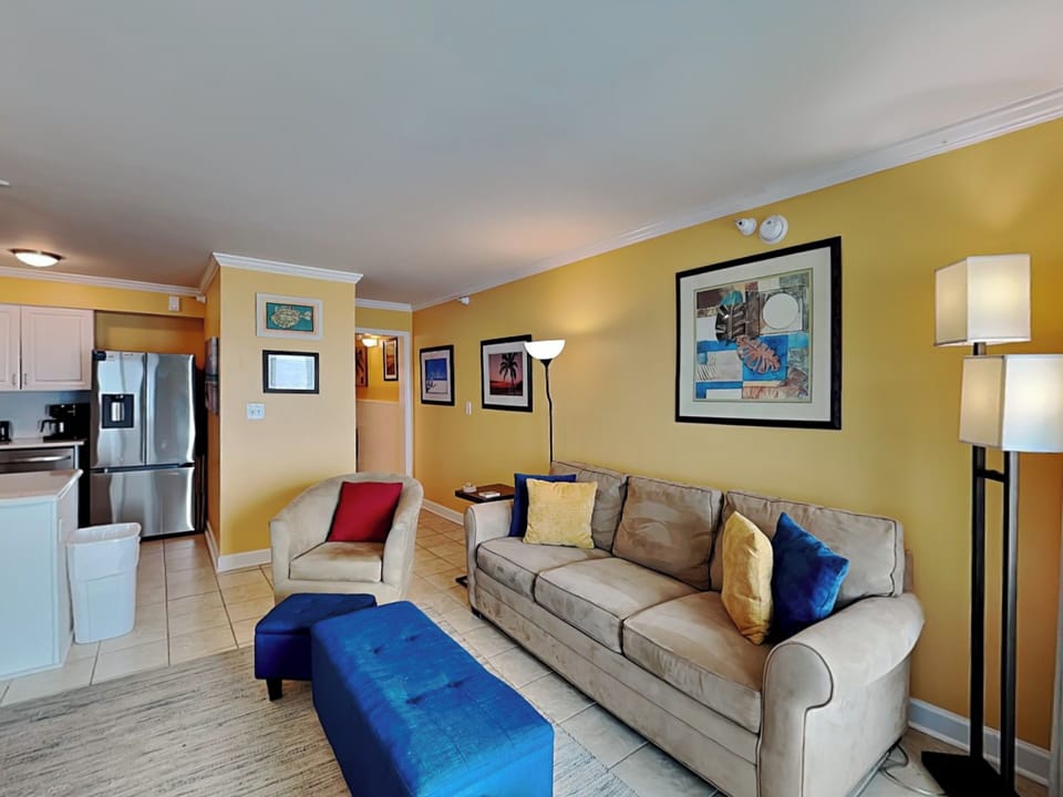 Living Area - Queen Sleeper Sofa