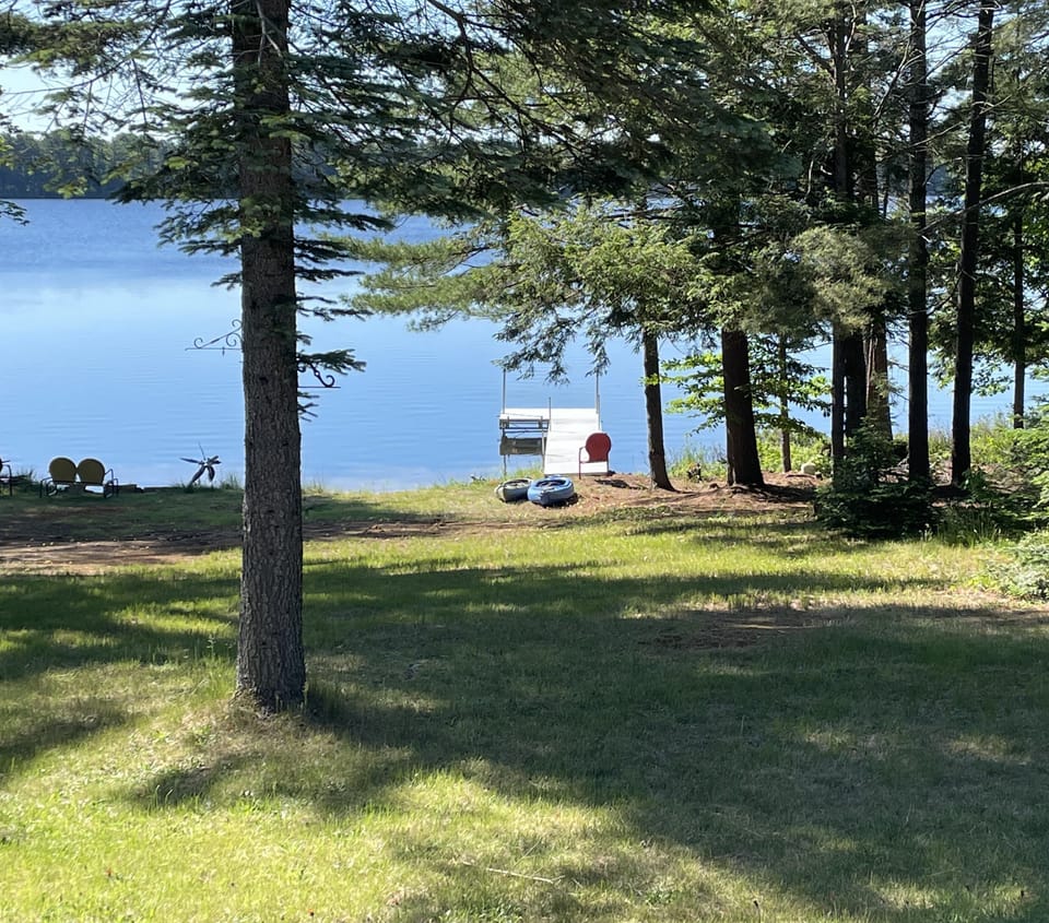 Lake view from the house