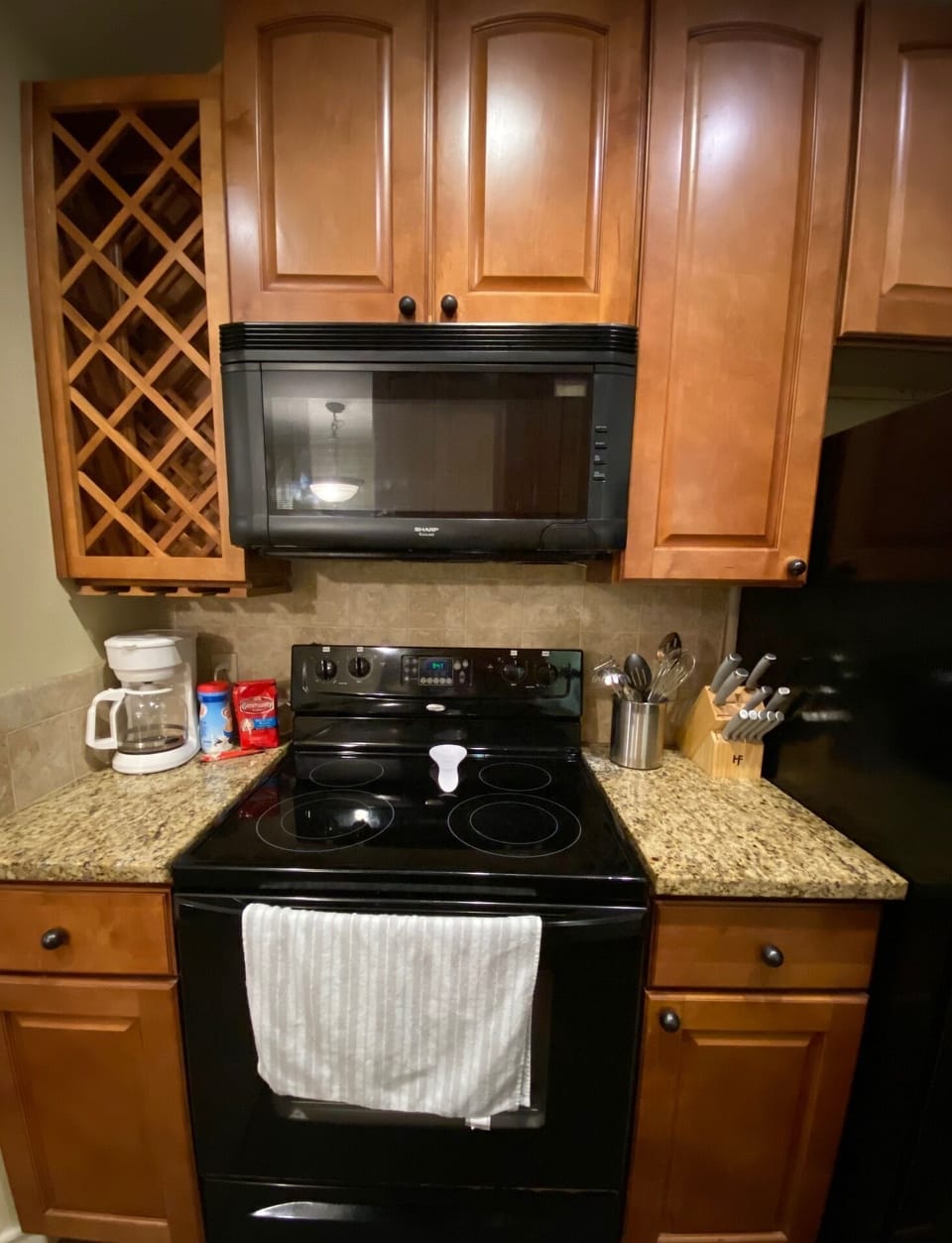 Every thing you need is in the kitchen 
