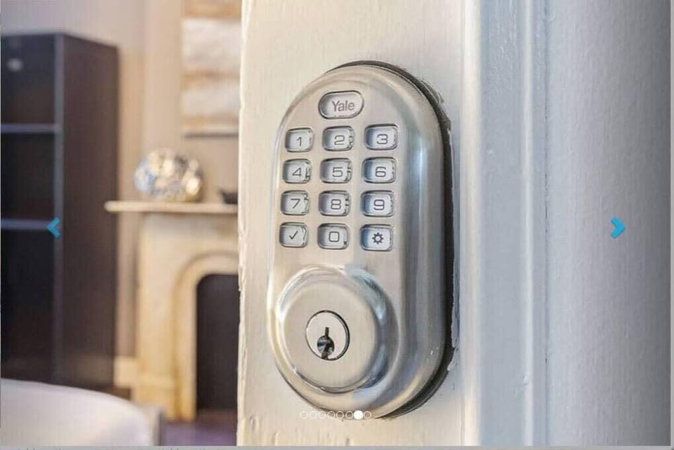You'll receive unique door lock code for your safety.