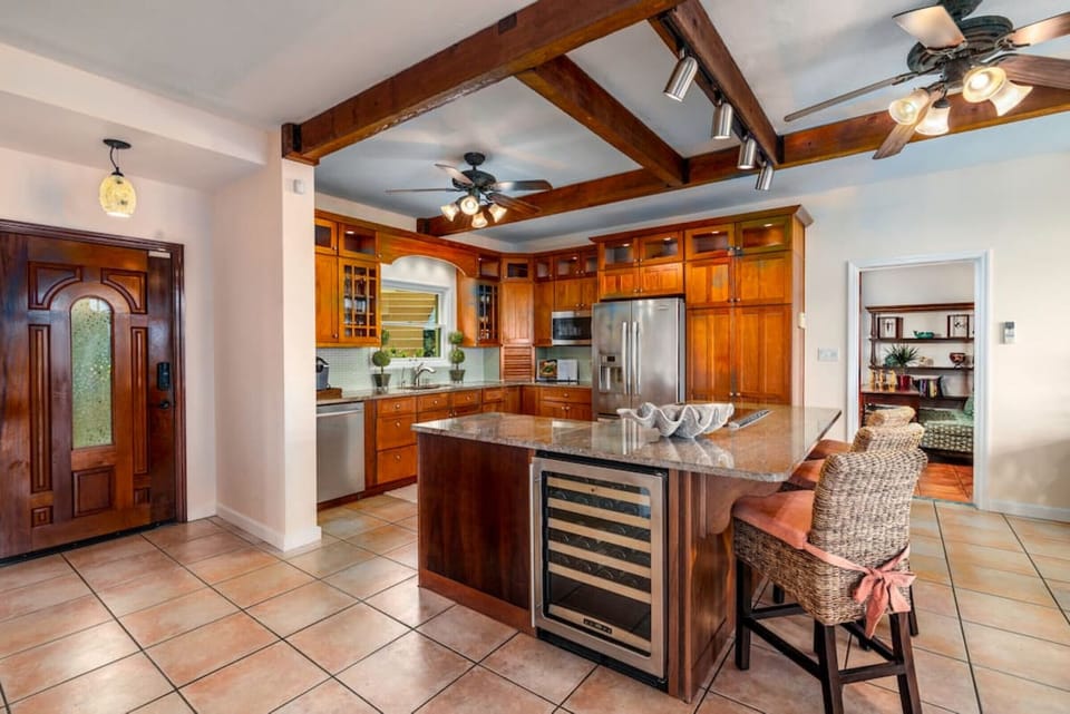 Kitchen and entryway