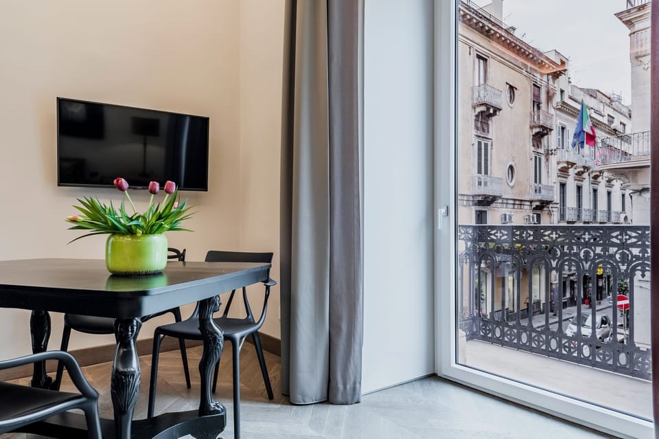 Apartment, 1 Bedroom | Living area | Smart TV