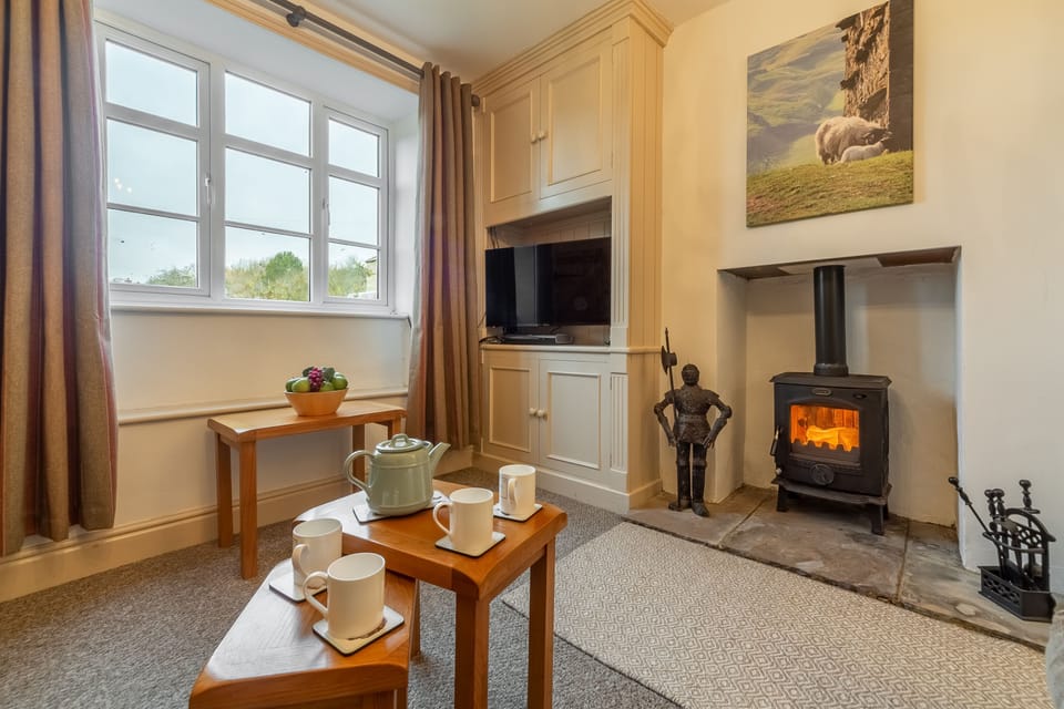 Ground floor: Sitting room with views of Castle Bolton