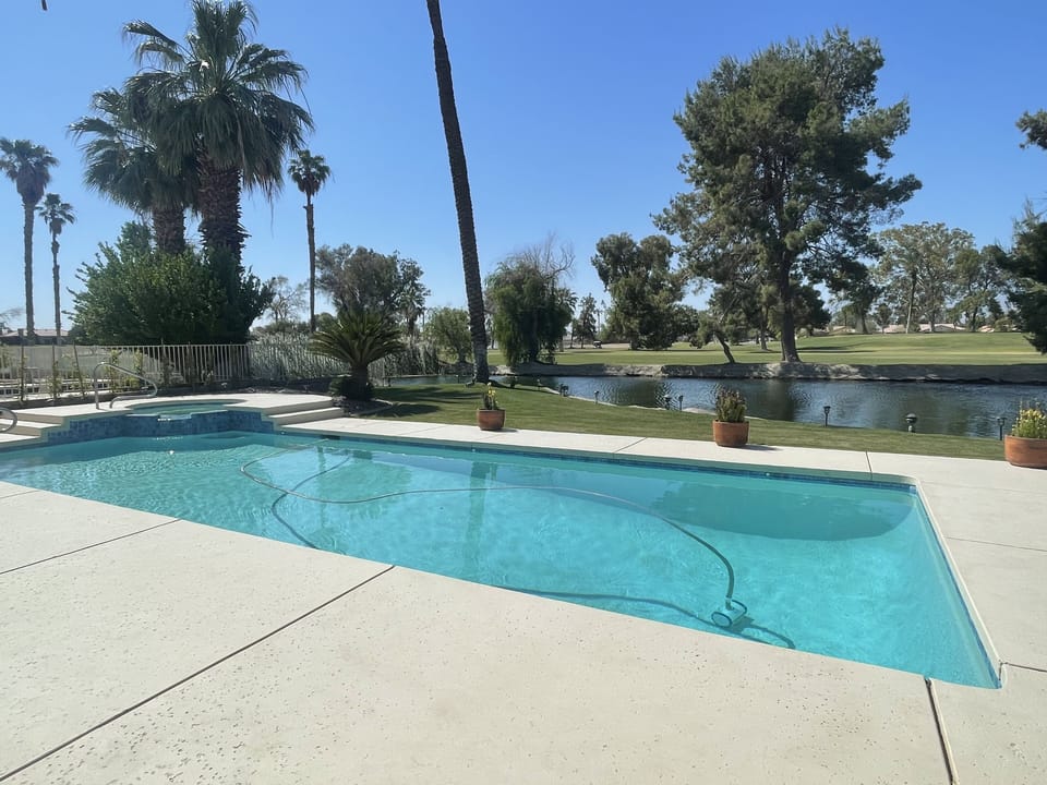 It’s a large pool. 