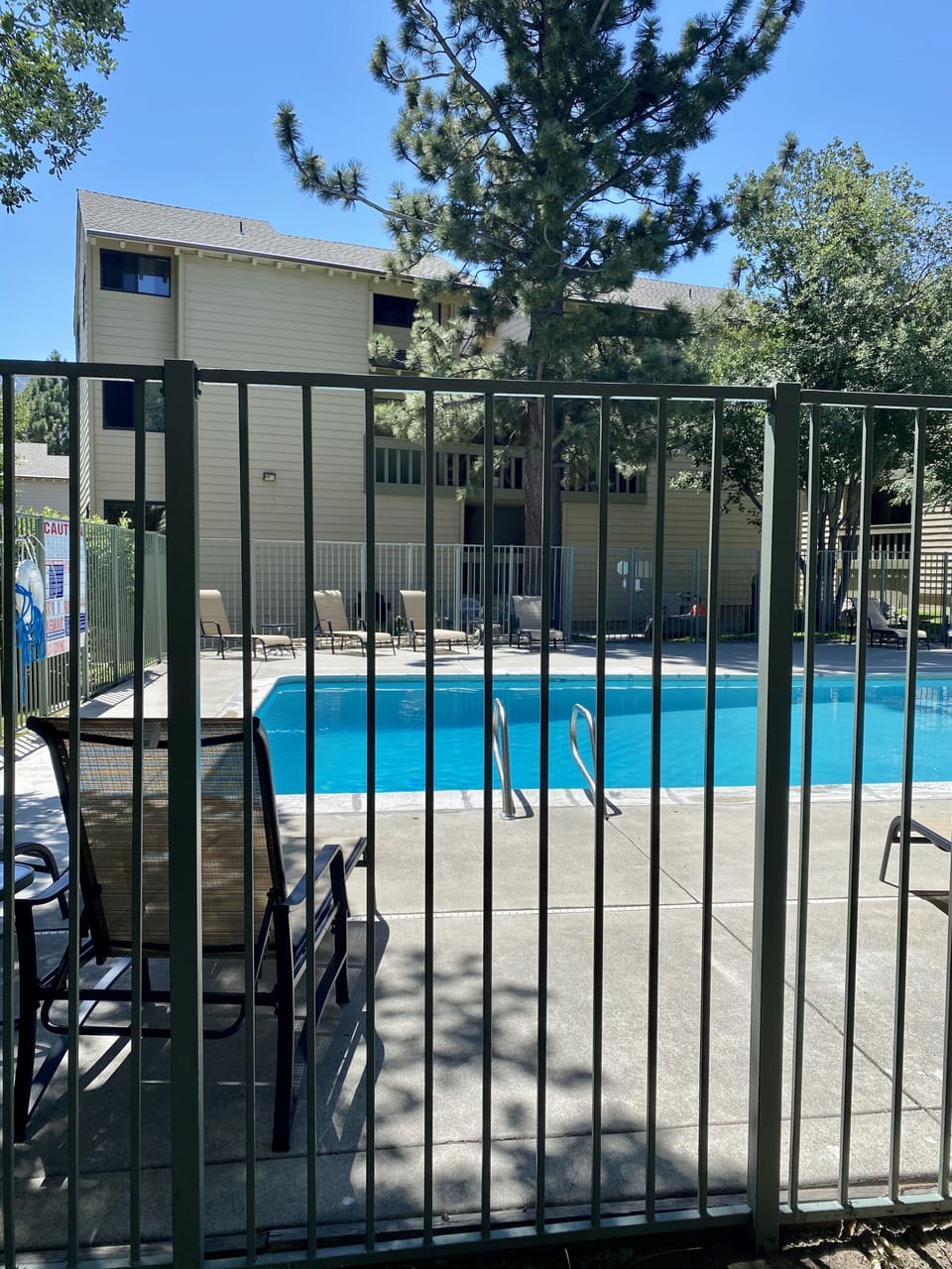 Pool side views from condo.  Pool open between Memorial Day and Labor Day.