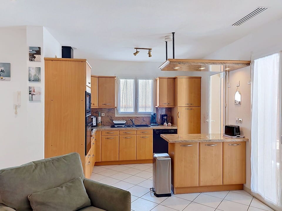 Furniture, Wood, Kitchen, Flooring, Cabinetry, Countertop, Kitchen Appliance, Interior Design, Ceiling, Floor
