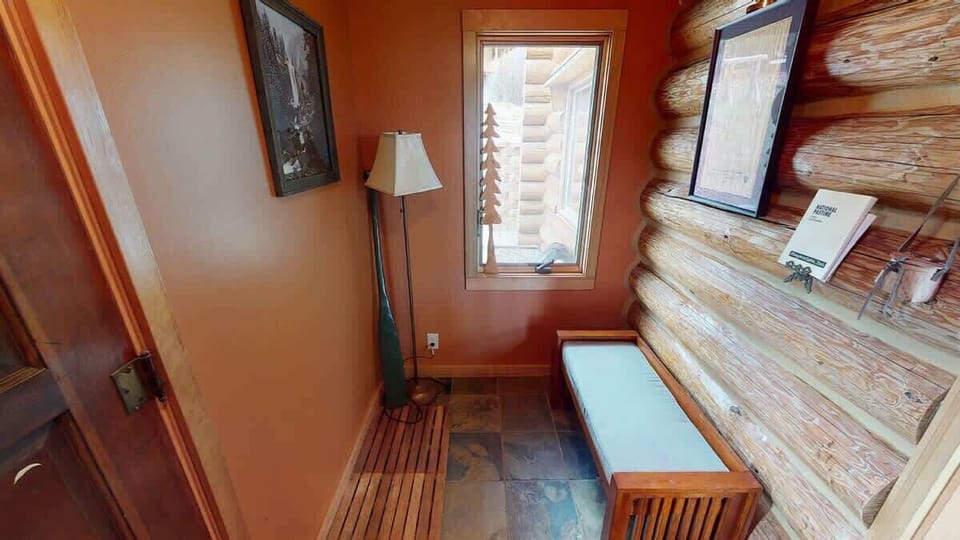 Entryway of the cabin.