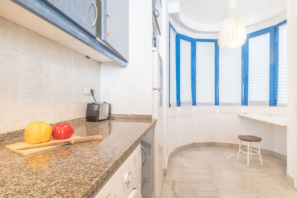 Kitchen with small table