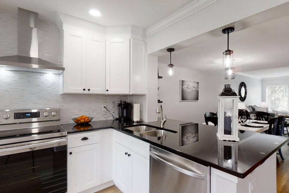 The Stunning Kitchen with all new Stainless Steel Appliances