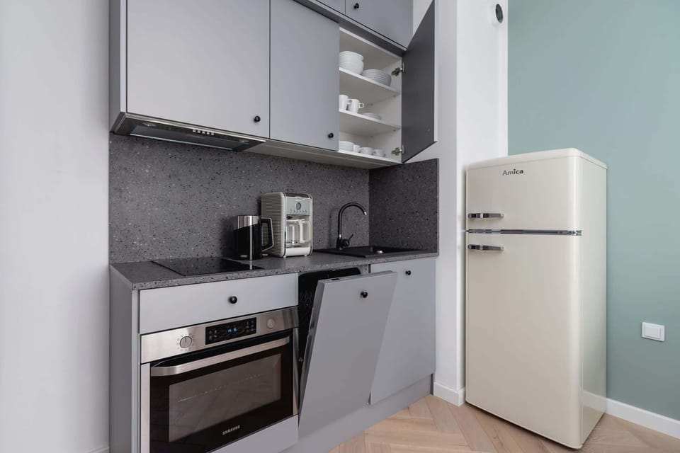 The dishwasher that ensures easy cleanup after meals.