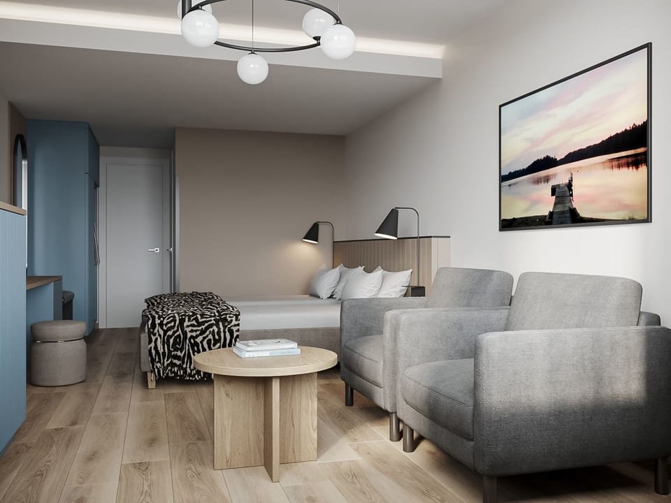 WOW Double/Twinroom (Lofts) | In-room safe, laptop workspace, soundproofing, iron/ironing board