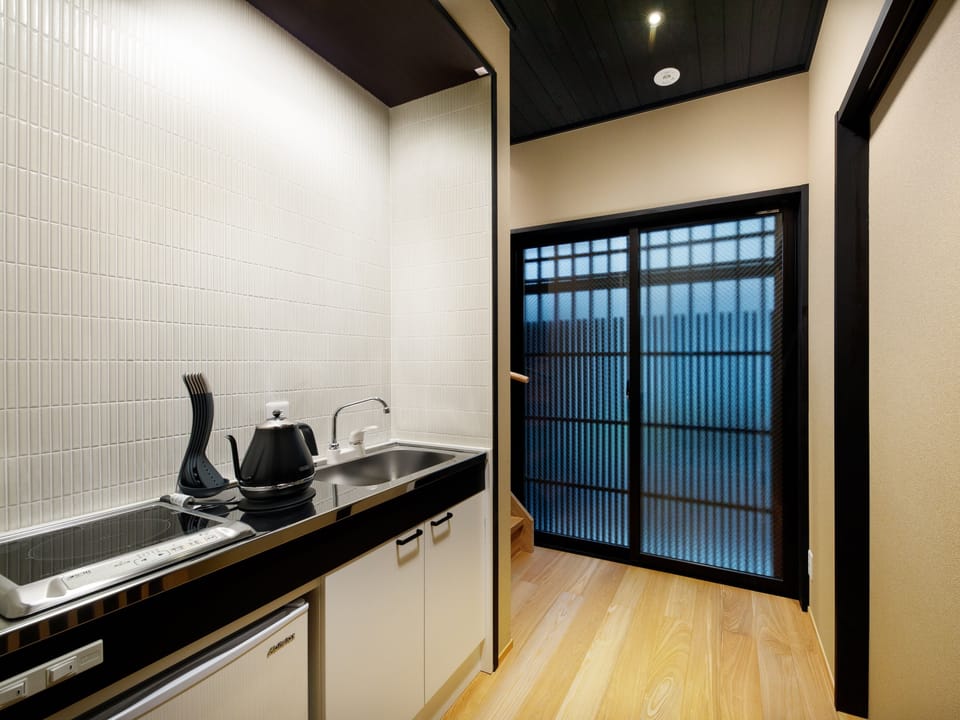 Deluxe Villa, Non Smoking | Private kitchen | Fridge, microwave, electric kettle, cookware/dishes/utensils