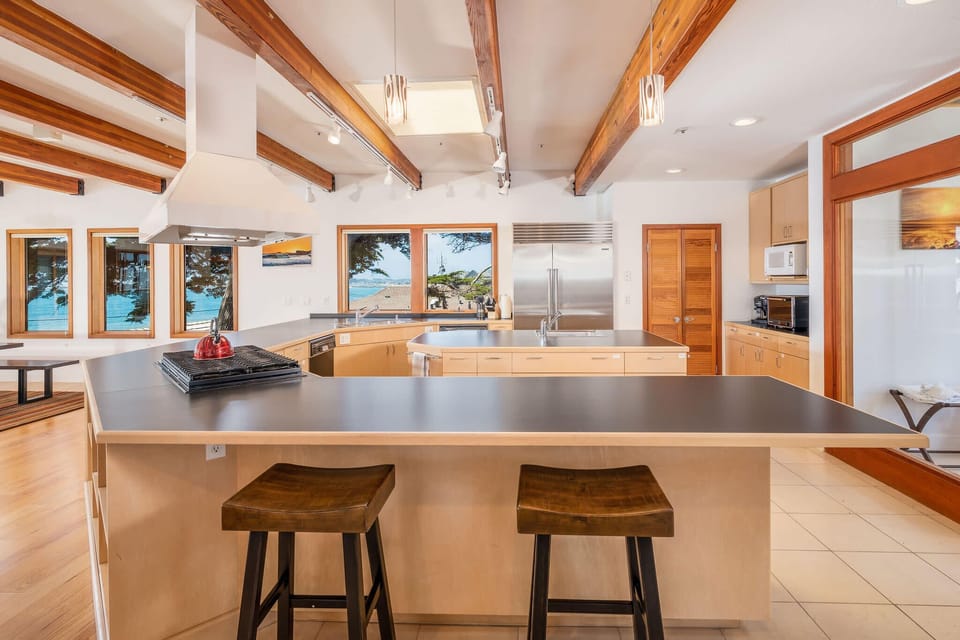 Kitchen with Ocean View
