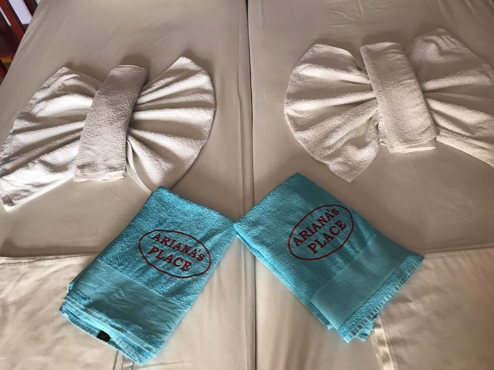 Guests don't need to bring beach towels