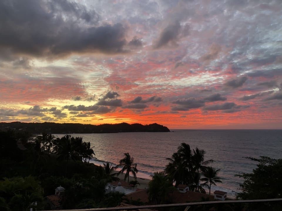 Sunset from north end