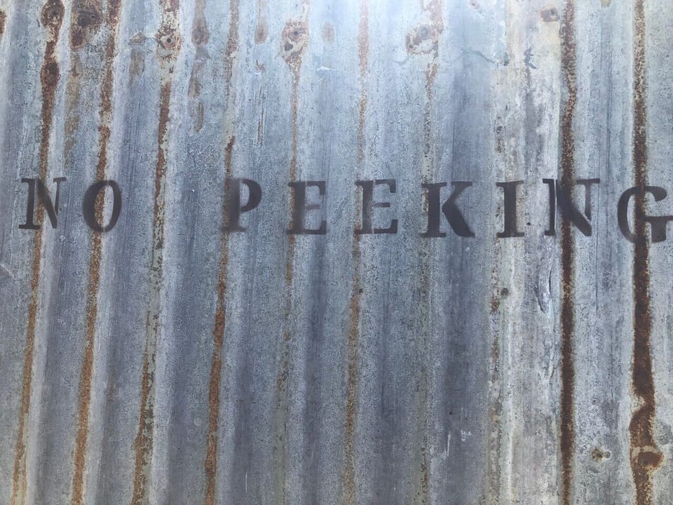 No peeking