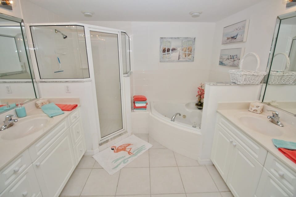 Shower and tub