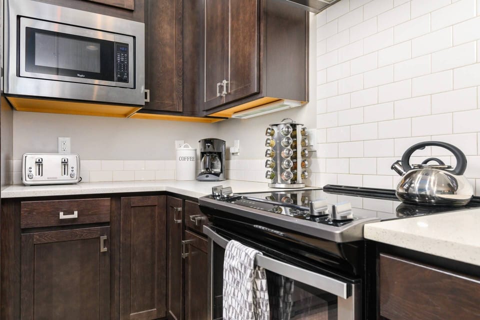 Kitchen well equipped, with necessities already there.  -Jo C.