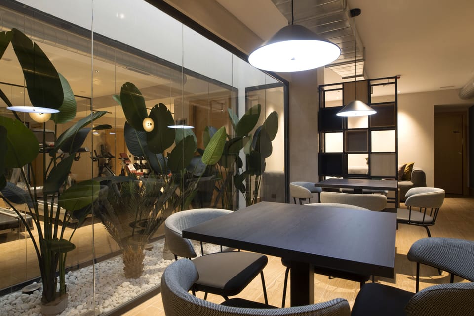 Lobby sitting area