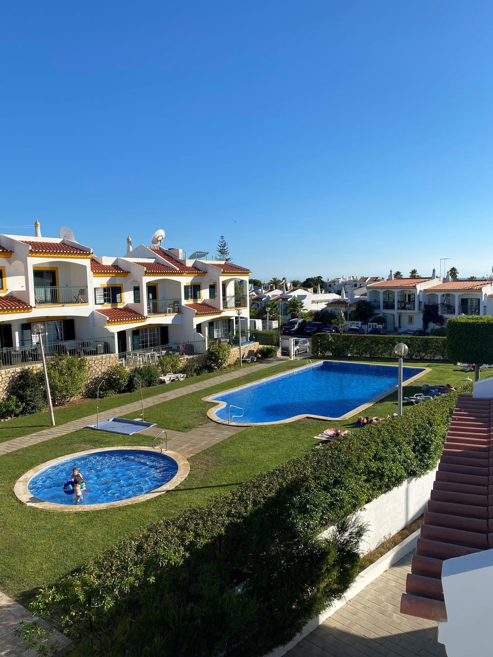 The communal swimming pool