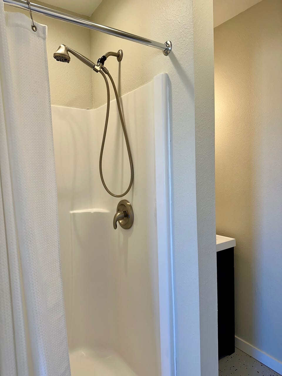 Shower stall.