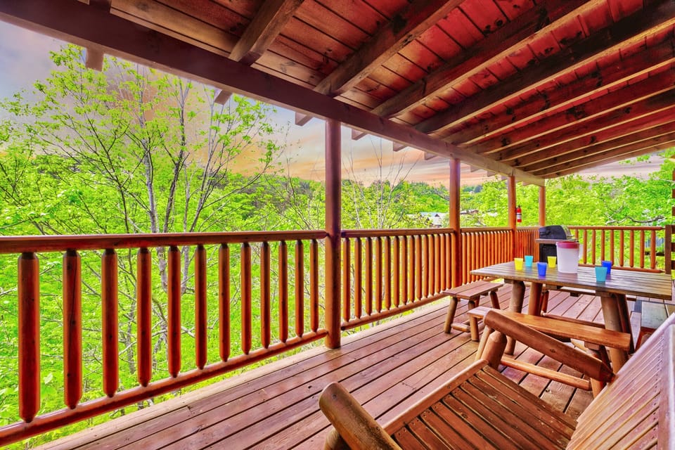 Enjoy some calm and relaxation on our 2 outdoor back decks with serene nature views.