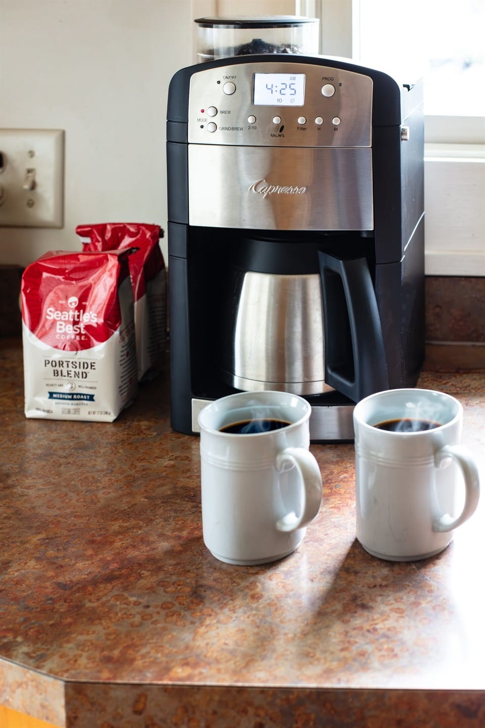 Coffee provided. It is Seattle after all!