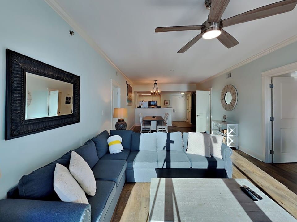 Living Area - Queen Sleeper Sofa