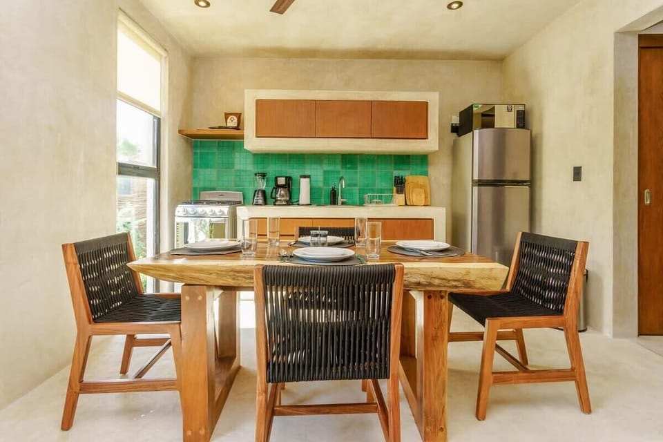 Lovely real wood dining table