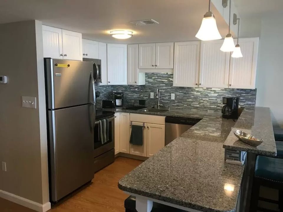Fully stocked kitchen