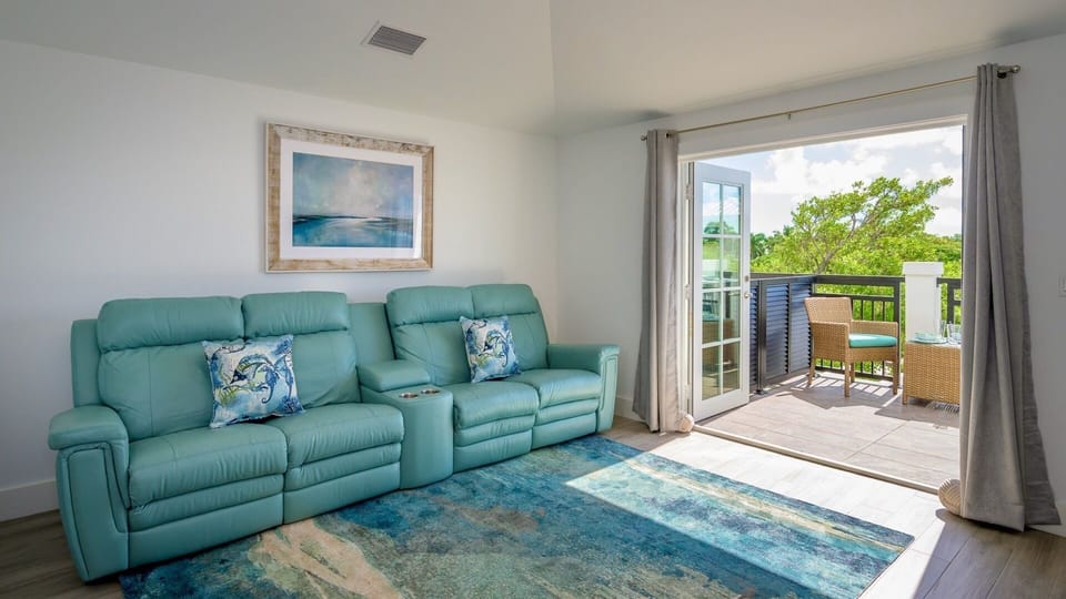 Theater seating in the living area...