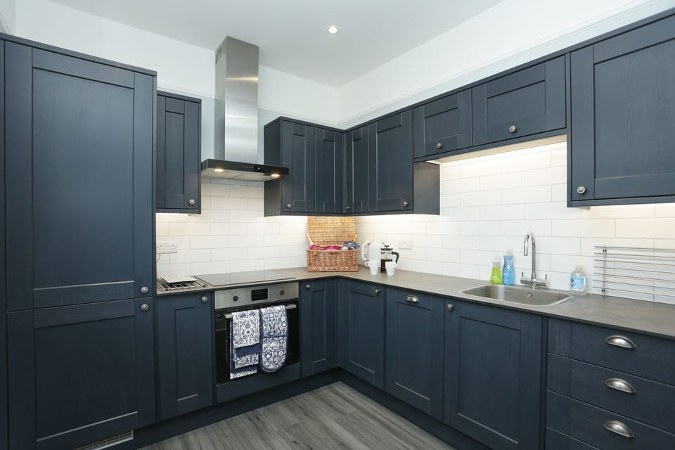 Kitchen - Complete with fridge freezer, dishwasher, microwave, coffee machine